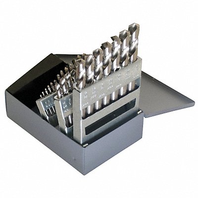 Screw Machine Drill Bit Set 29pc HSS