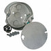 Electrical Box Round Ceiling Pan 4X4 in