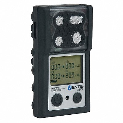 GasDet LCD CO H2S O2 Blk