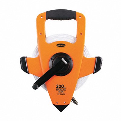 Long Tape Measure 1/2 In x 200 ft Orange