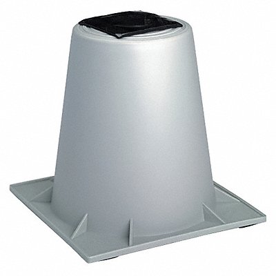 Heat Pump Riser 12 in Gray