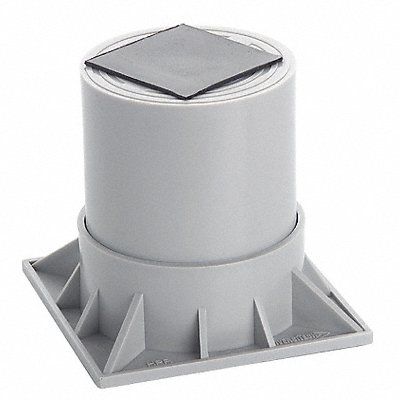 Heat Pump Riser Two Piece 3 in Gray