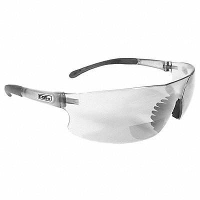 Bifocal Safety Read Glasses +1.00 Clear