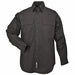 D6797 Woven Tactical Shirt Black XS