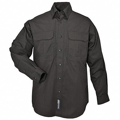 D6797 Woven Tactical Shirt Black 2XL