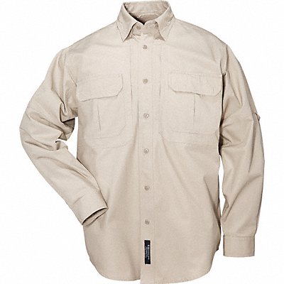 D6797 Woven Tactical Shirt Khaki XS