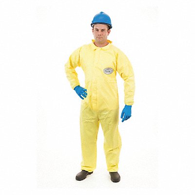 D8412 Collared Coverall Open Yellow 4XL PK12