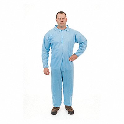 Disposable Coverall Blue L PK25