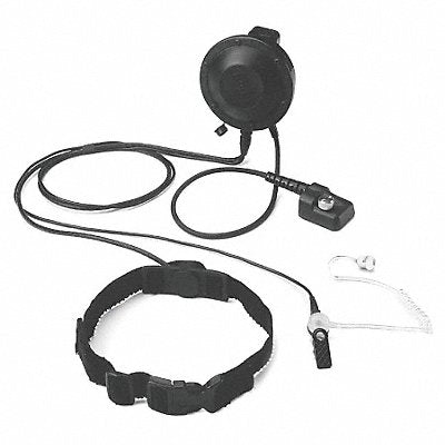 THROAT MICROPHONE WITH 80 MM PTT