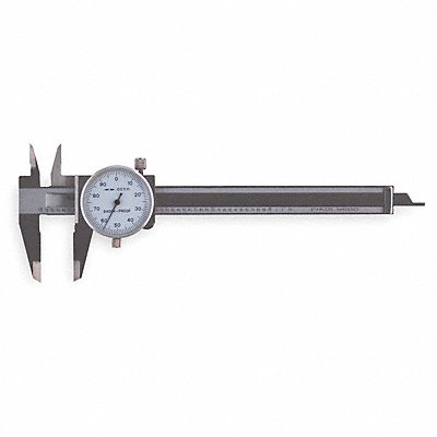 Dial Caliper 0-4 In 1.0 In Jaw