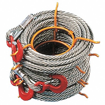 Winch Cable Alloy Stl 1/4 in x 100 ft.