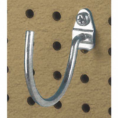 Curved Pgbrd Hook 1 1/2x2.25x3/4in PK10