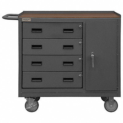 Mobile Cabinet Bench Hardboard 36 W 18 D