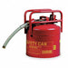 Type II DOT Safety Can Red 15-3/4 in H