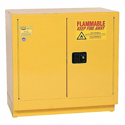 Flammable Safety Cabinet 22 gal Yellow