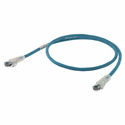 Patch Cord Cat 6 Clear Boot Blue 10 ft.