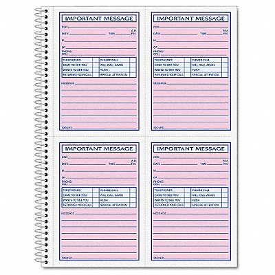 Phone Message Book 2-Part Carbonless