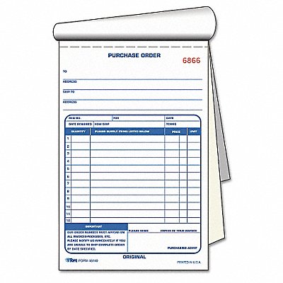 Purchase Order Book 2-Part Carbonless