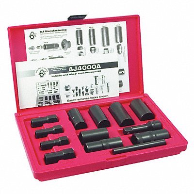 Deluxe Wheel Lock Removal Kit 13PC