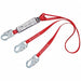 Shock-Absorbing Lanyard Red