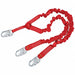 Shock-Absorbing Lanyard Red