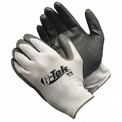 Coated Gloves XS Gray/White PK12