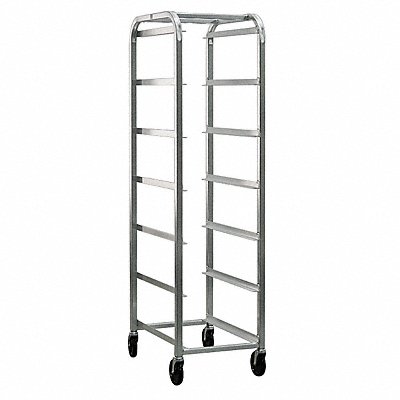 Bin Cart 18 7/8 in W 71 in H Silver