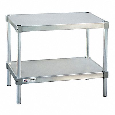 Fixed Work Table Aluminum 24 W 18 D