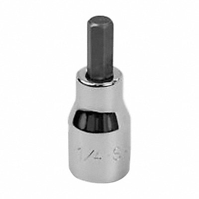 Socket Bit Steel 3/8 in TpSz 1/4 in