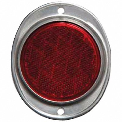 Color Reflector Oval Red 3 dia.