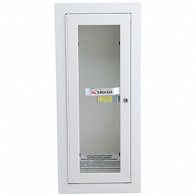 Fire Extinguisher Cabinet White Steel