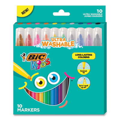 MARKER,BIC KIDS JUMBO,AST