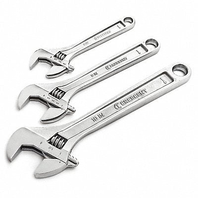 Adjustable Wrench Set 6 8 10 3 pcs.