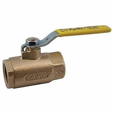 Bronze Ball Valve Inline FNPT 1/2 in