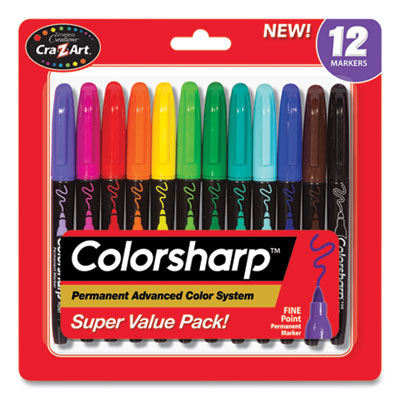 MARKER,COLORSHP,12CT,AST