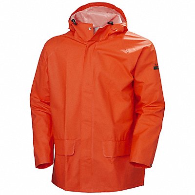 Rain Jacket PVC/Polyester Orange S