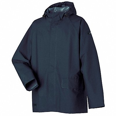 Rain Jacket PVC/Polyester Navy M