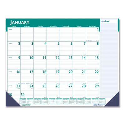 CALENDAR,DESK PAD 13 MOS