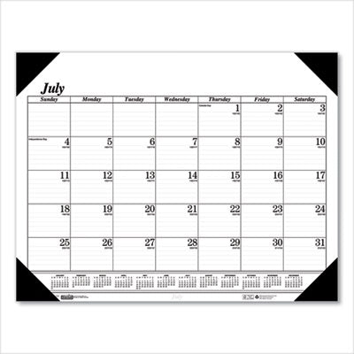 CALENDAR,ACAD. DESKPAD,BK