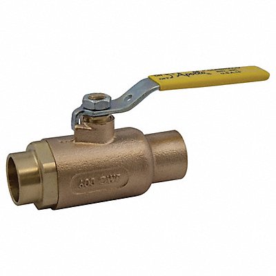 Bronze Ball Valve Inline Sweat 1 in