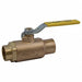 Bronze Ball Valve Inline Sweat 1-1/2 in