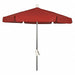 Garden Umbrella Crank Ba Red 7.5 ft.