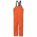 Rain Bib Overall Unrated Orange 3XL