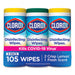 WIPES,CLOROX,3PK/35CT,WH