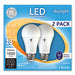 BULB,DL,100W,A19,2/PK