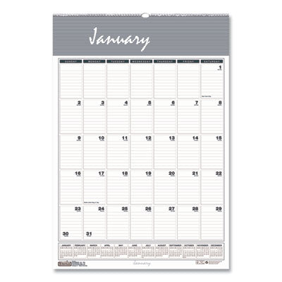 CALENDAR,WALL,MLY,15.5X22