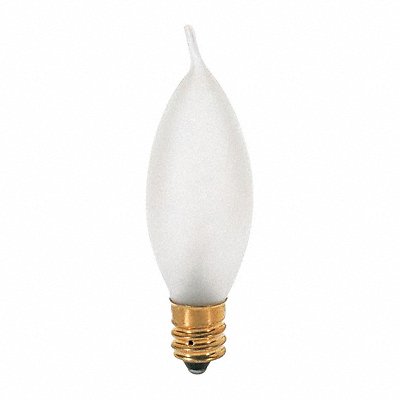 Bulb Incandescent 10W CA7 Candelabra Bas