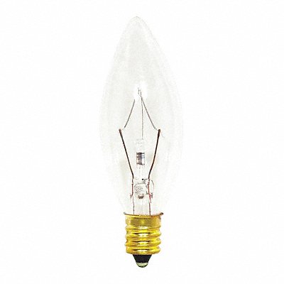 Bulb Incandescent 15W B8 Candelabra Base