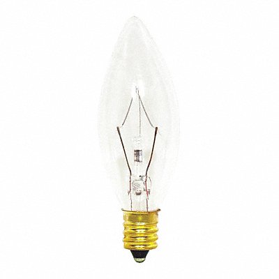 Bulb Incandescent 25W B8 Candelabra Base