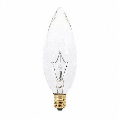 Bulb Incandescent 25W BA9 1/2 Candelabra